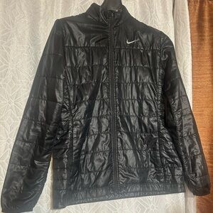 Nike Men's Sleek Black Puffer Coat